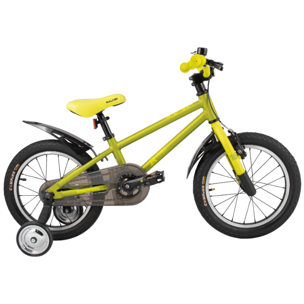 Велосипед TechTeam Gulliver 16" зеленый (алюмин)