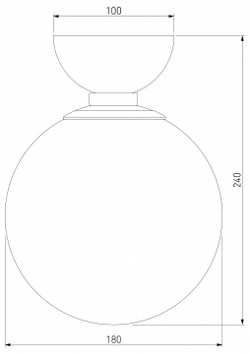 Накладной светильник Eurosvet Bubble a062586
