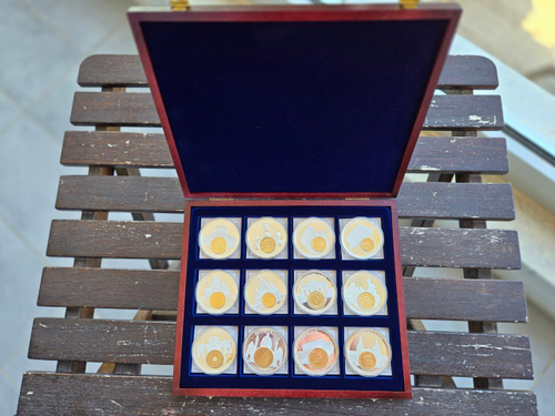 Europe. Set of 12 European Coin Medals — A Celebration of Cultural Heritage and Iconic Landmarks