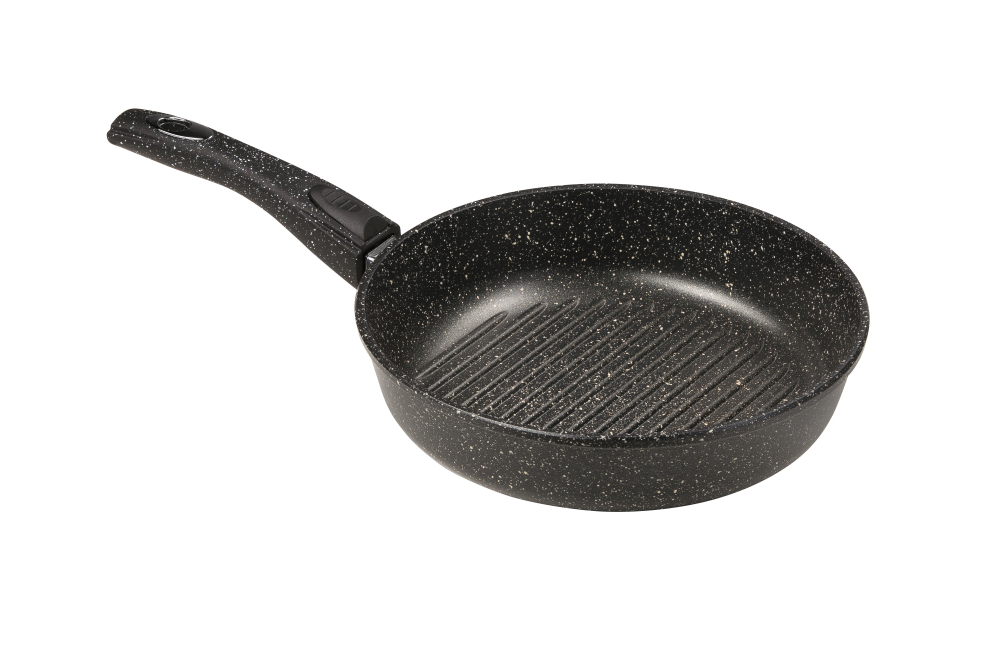 Сковорода гриль  сг2612аг   260/70мм Гранит съем/руч без кр  (10/1)