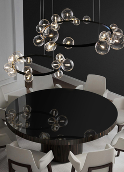 Люстра 8828P/L black/clear