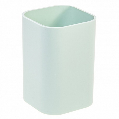 Стакан для принадлежностей Hatber NEWtone Pastel, голубой, пластик, 1 шт