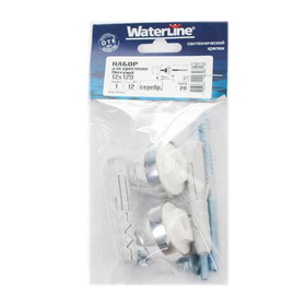 Набор для крепления писсуара 12x120 (серебро 2 шт)