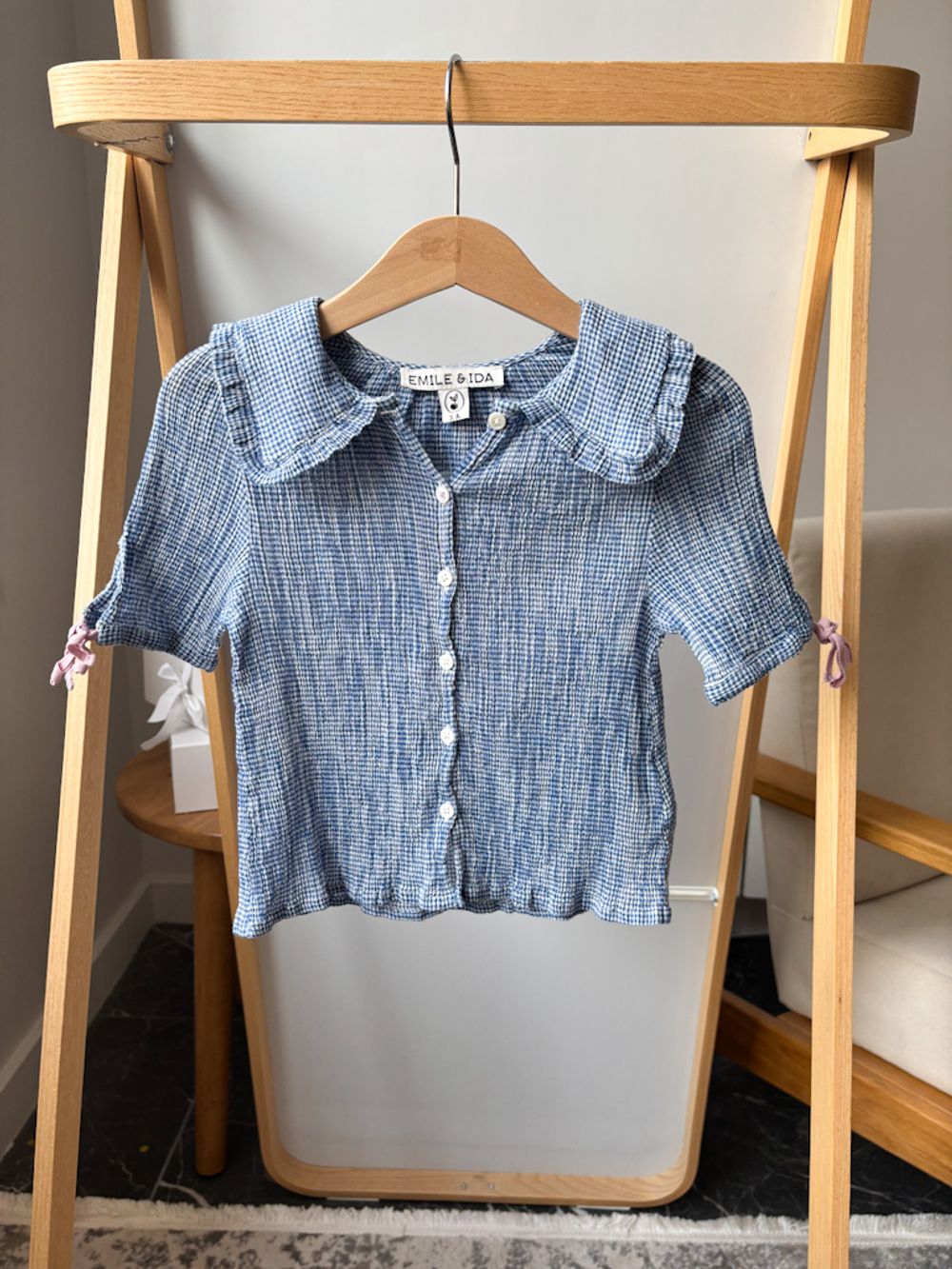 Хлопковая блузка Emile & Ida, 98