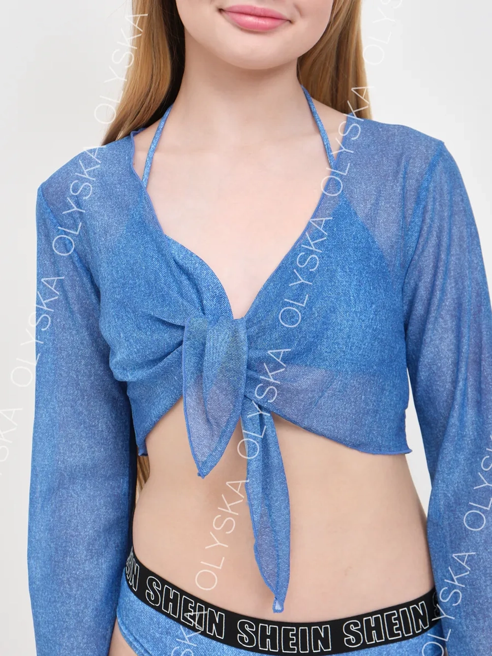 купальник раздельный 3 в 1 спортивный с топом парео