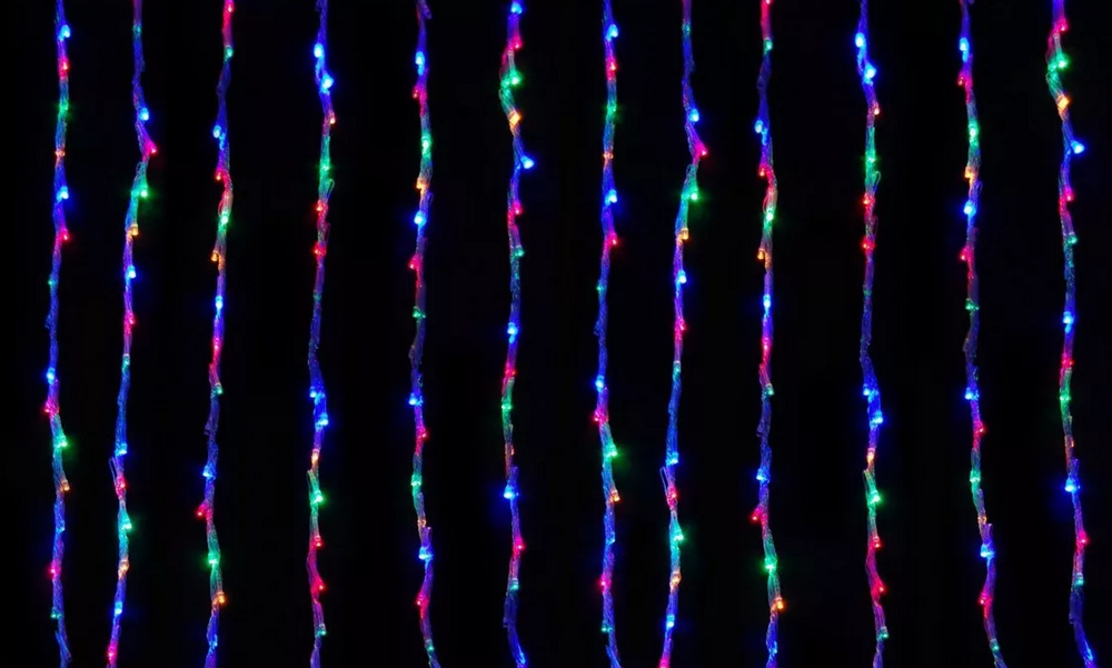 Гирлянда "водопады" 2.2х2.1м. разноцветный LED480L NEW