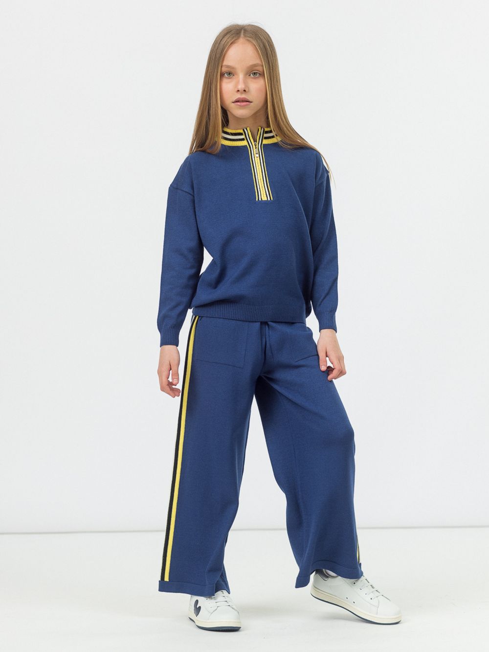 Джемпер для девочки AT975 сапфировый