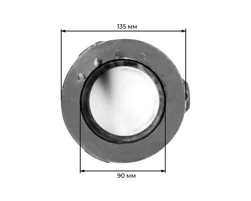 Шкив маховика 4-х ручейковый Ф=135 мм (болт ф 12мм)  195N