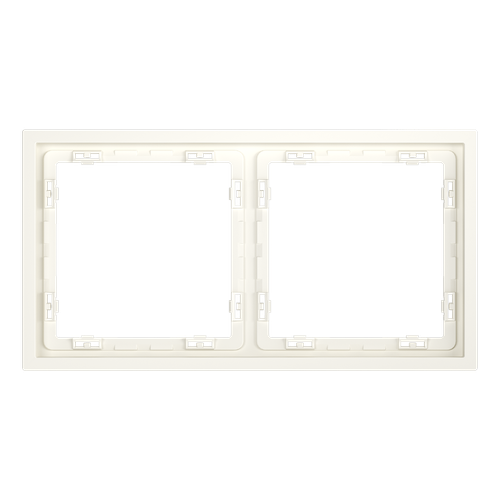 Рамка пластиковая VOLTUM S70 на 2 пост, (хлопок)