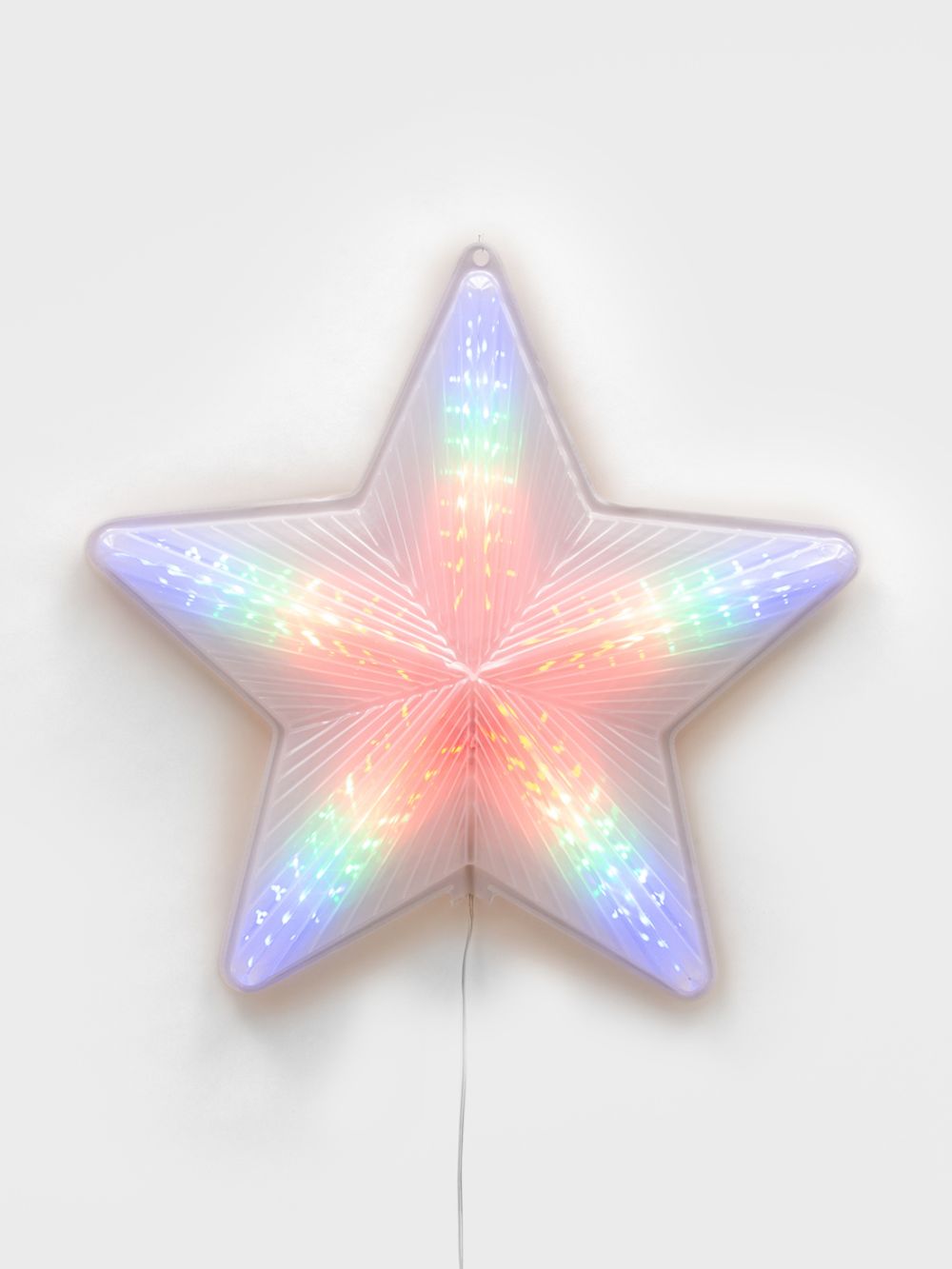 ULD-H4748-045-DTA MULTI IP20 STAR Фигура светодиодная Звезда. 47х48 см. Подвесная. 45 светодиодов. Красный. зеленый. синий свет. Провод прозрачный. TM Uniel.