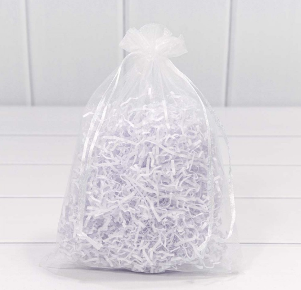 Мешочек 14х20см Органза (Белый)
