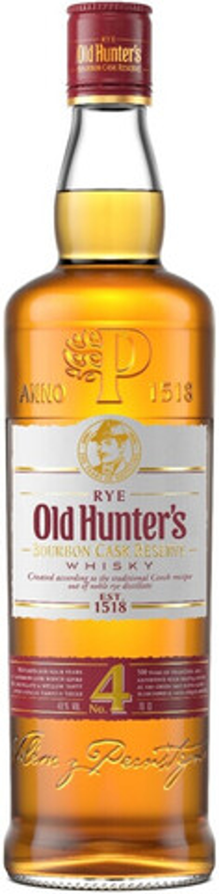 Виски Old Hunter's Bourbon Cask Reserve, 0.7 л.