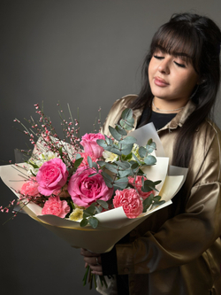 Сборный букет «Фламинго»