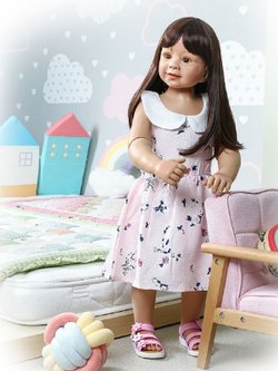 Кукла Реборн ростовая 85см в пакете (FA-263)