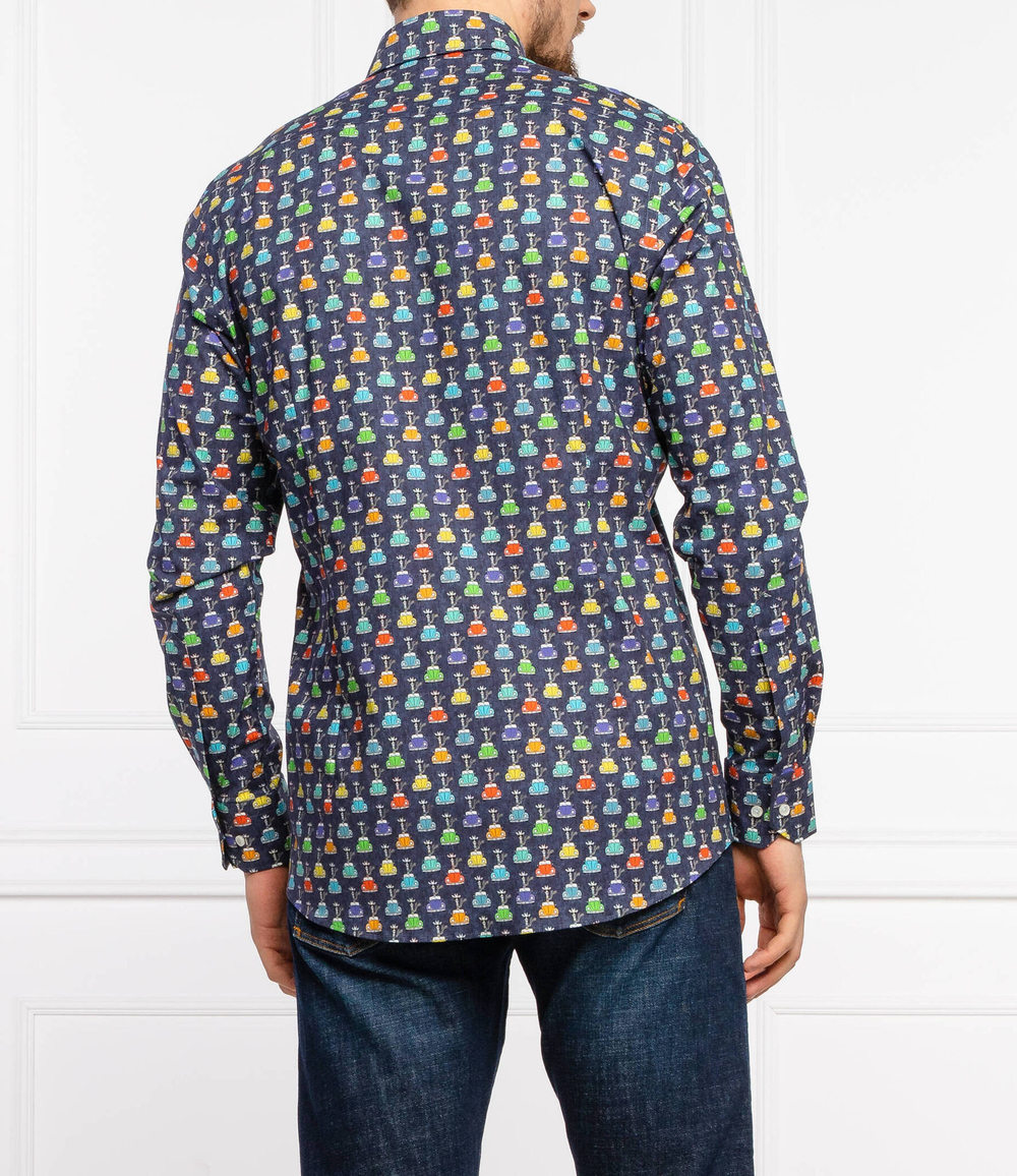 рубашка basel Emanuel Berg - темно-синий(H-Basel HBD SF4)