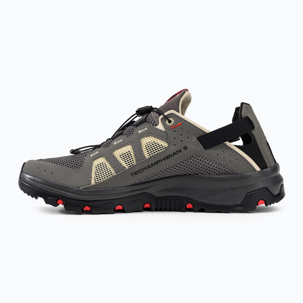 Кроссовки мужские Salomon Techamphibian 5 pewter/moth/fiery red