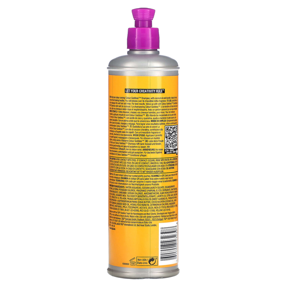 TIGI, Bed Head, Color Goddess, масляный шампунь, для окрашенных волос, 400 мл (13,53 жидк. унц.)