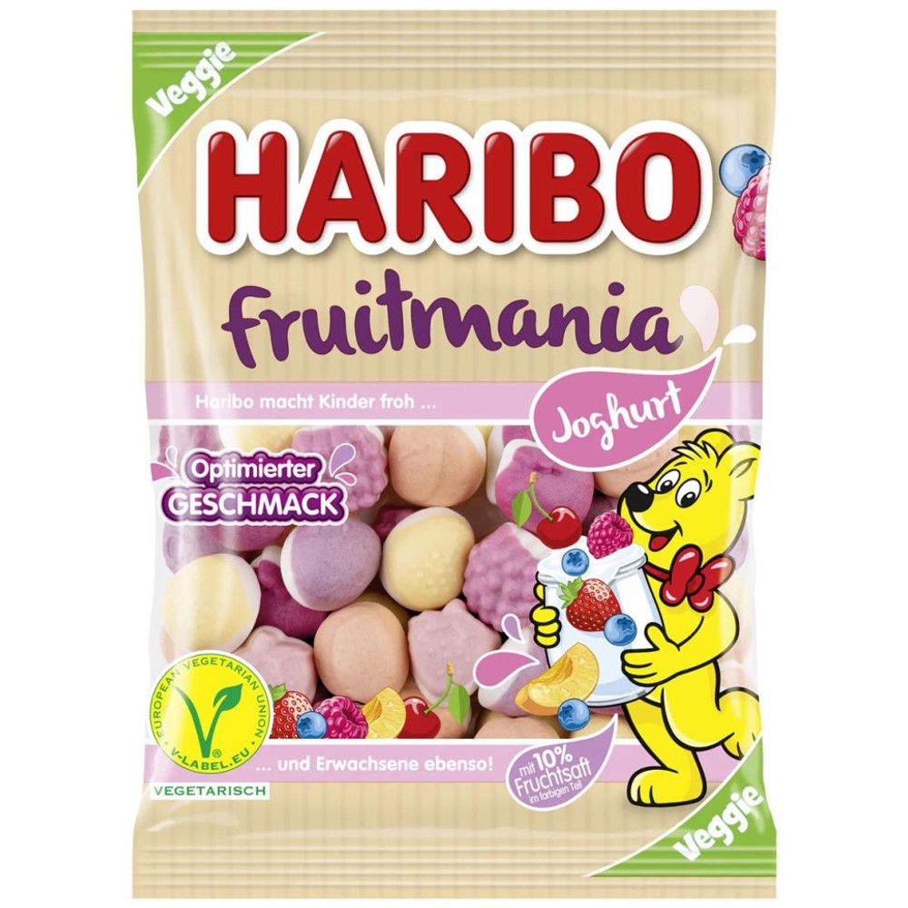 Жевательный мармелад Haribo Fruitmania Joghurt , 160г