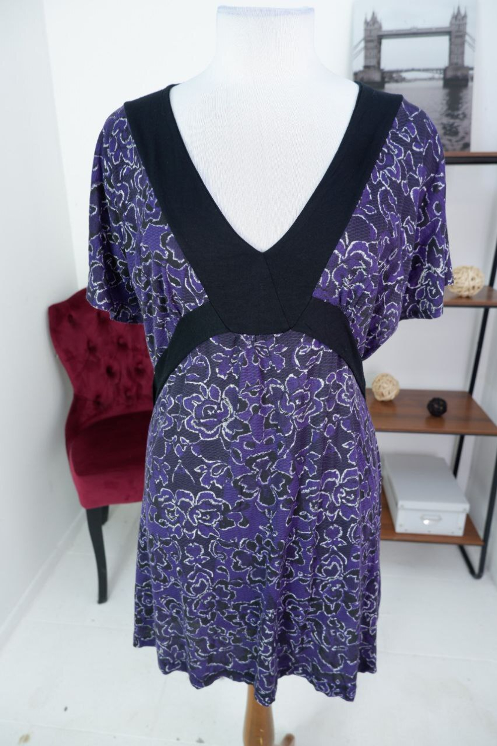 Блузка-туника из вискозы 54 размер