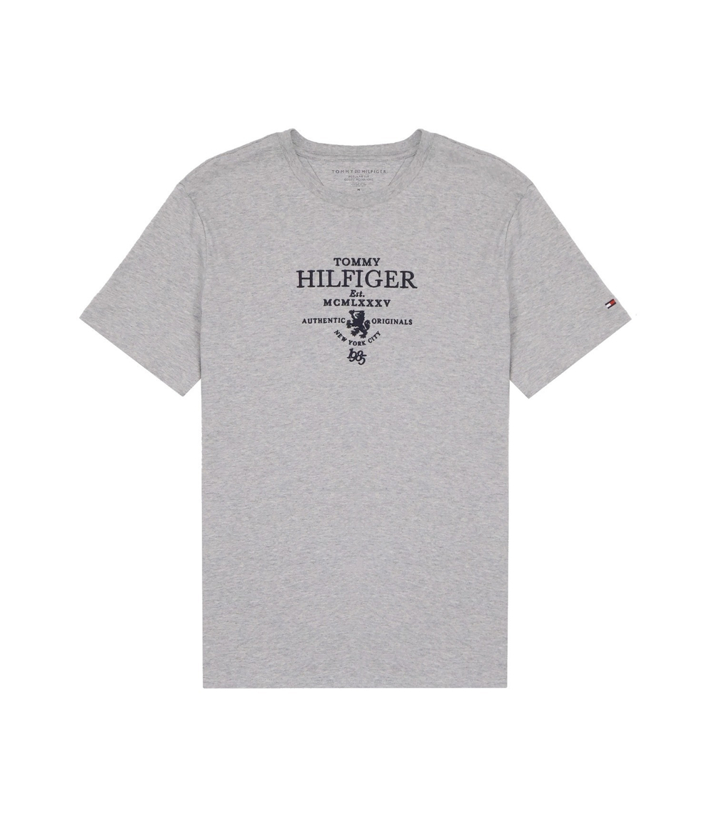 Футболка Tommy Hilfiger Tommy Heritage Logo Grey Heather