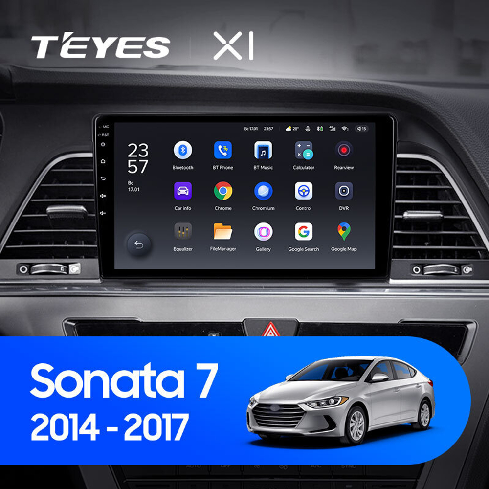 Teyes X1 9" для Hyundai Sonata 2014-2017