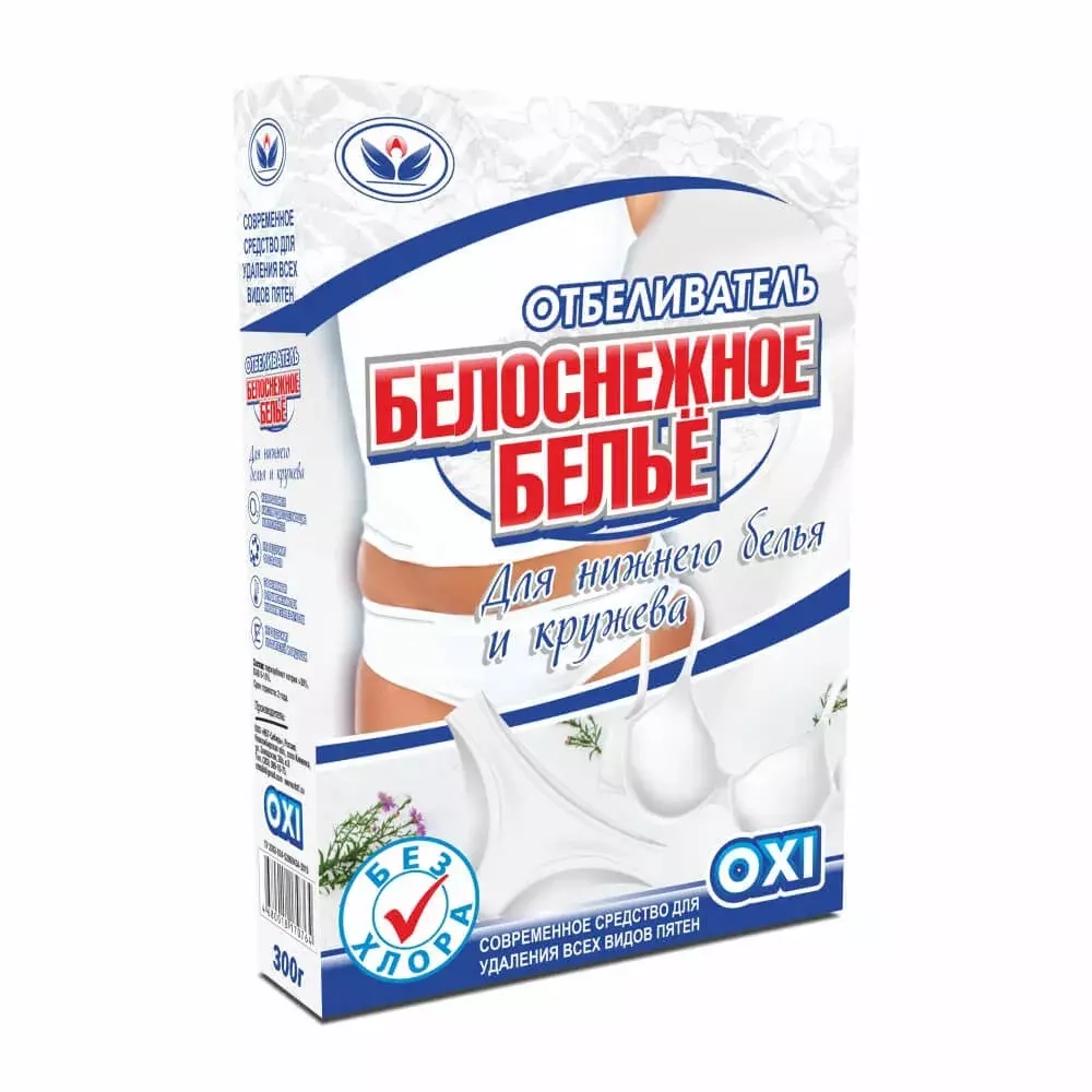 БЕЛОСНЕЖНОЕ БЕЛЬЕ Отбеливатель для белого белья, нижнего белья и кружева, 300 г.