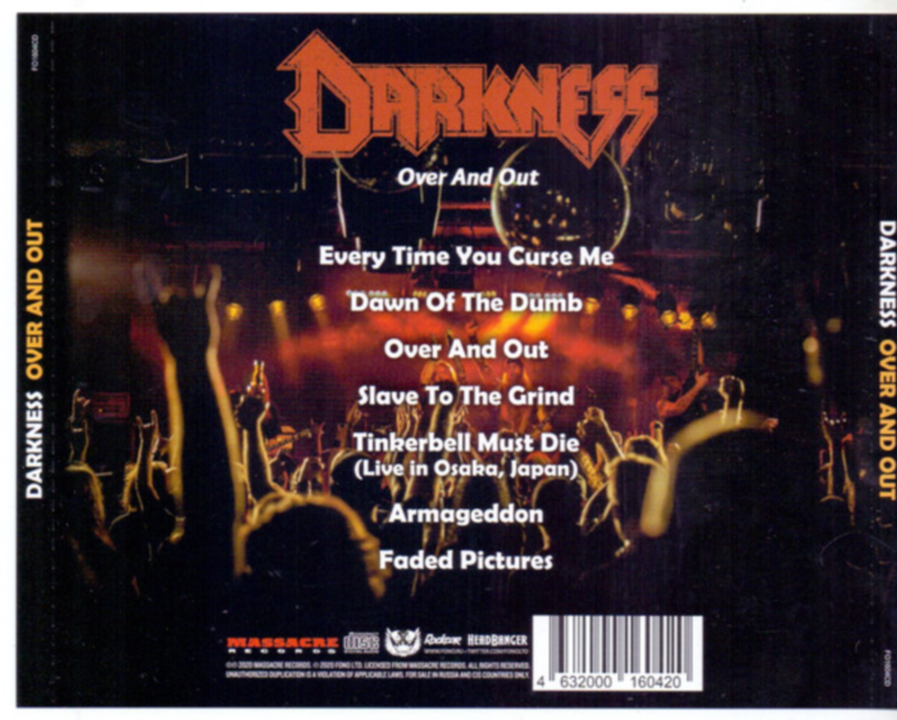 Darkness / Over And Out (RU)(CD)