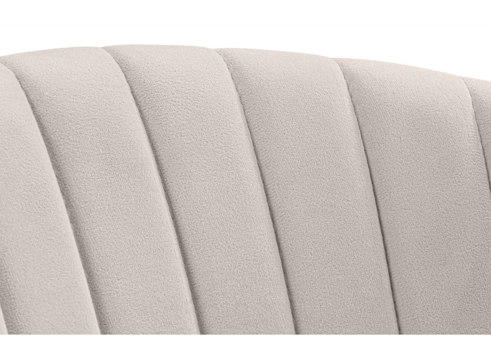 Стул на металлокаркасе Woodville Kamelia бежевый, золотой