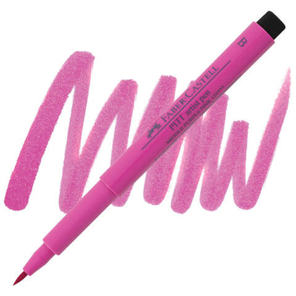 Faber-Castell Pitt Pen (B). 125 Middle Purple Pink
