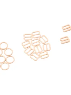 Набор металлофурнитуры телесный 126, 10 мм