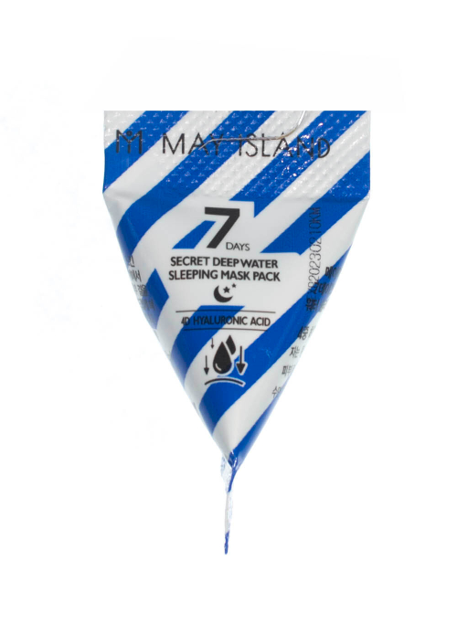 May Island 7 Days Маска ночная глубоко увлажняющая Secret Deep Water Sleeping Mask Pack пирамидка 1 шт. 5 гр. (01171)