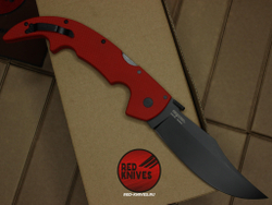 Нож Cold Steel Espada Large - красная рукоять, клинок черный RK/509