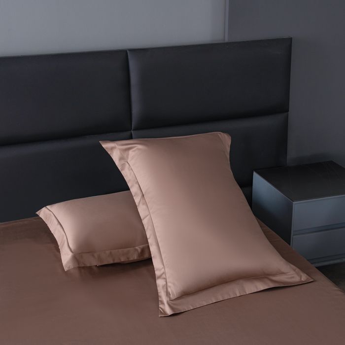 Комплект постельного белья на резинке с одеялом Вельвет Премиум «Терракотовый закат»