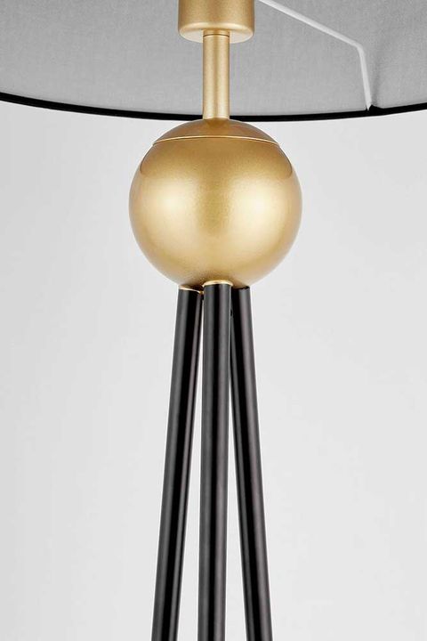 Торшер Lumina Deco Belforte LDF 5527 GD+BK