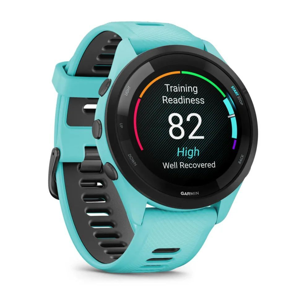 Часы Garmin FORERUNNER 265, WiFi, GPS, EU/PAC, Aqua, 010-02810-12