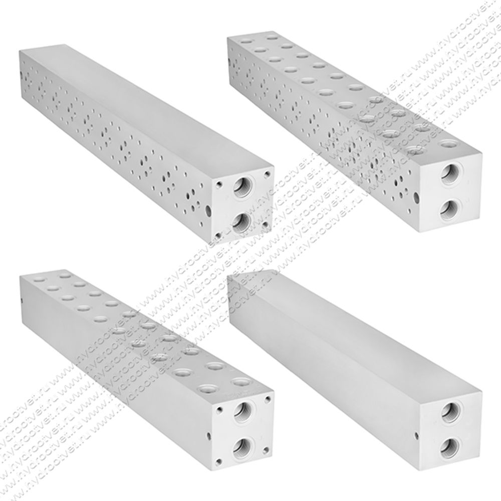 EM213/10Y - Десятиместная присоединительная плита для гидравлических распределителей NG6