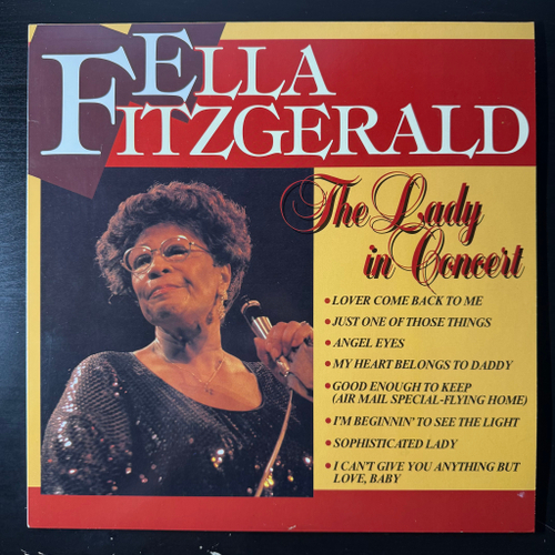Ella Fitzgerald ‎– The Lady In Concert (Италия)