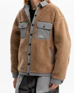 Куртка Outerkit из искусственного меха Nomad Fleece V2 бежевая