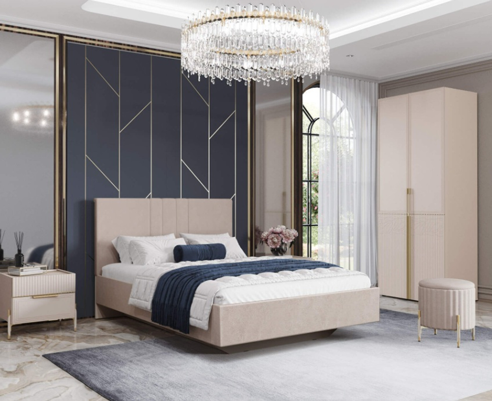 Флоренция-904 (DaVita) 904.43 Шкаф двухдверный с полками и штангой