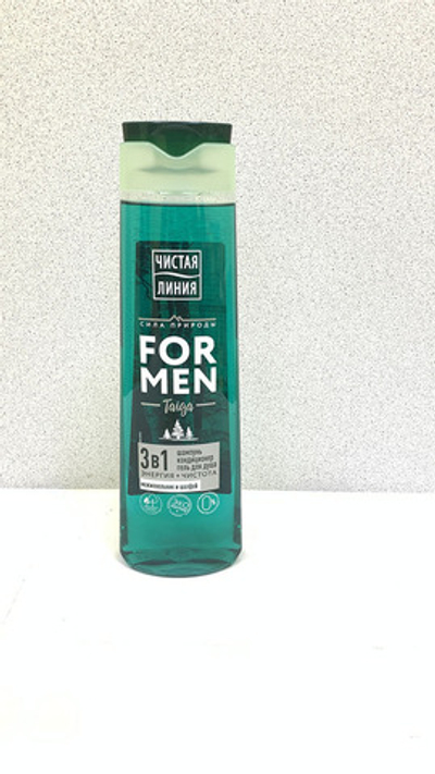 Чистая Линия Шампунь For Men,3в1,Энергия и чистота (400мл)