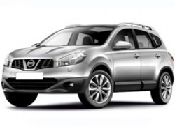 Автоковрики для Nissan Qashqai +2, 7-мест. Перемычка длинная. NJ10 (2008-2014)