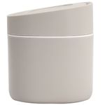 Контейнер, урна, ведерко для мусора с микролифтом НАСТОЛЬНОЕ, 2,8 л, 155х135 мм, серый, BOOMHOUSE (БУМХАУС), 238899