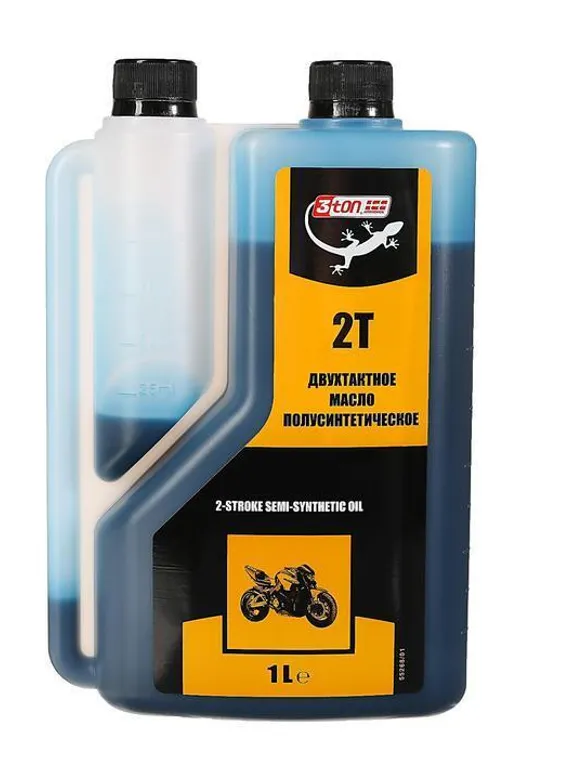 Масло двухтактное 3ton полусинтетическое ТС, 1 л, с дозатором ТМ-111