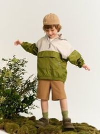 Шорты бермуды из джинскота "Миндаль"