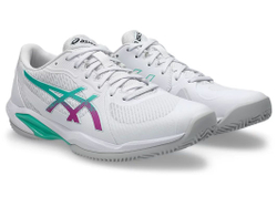 Мужские теннисные кроссовки Asics Solution Swift FF 2 Clay - white/digital sakura