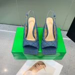 Bottega Veneta Padded Slingback Sandal