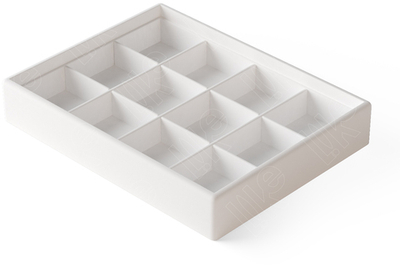 Планшет Альфа/3 серия/округлые края/12 ячеек 03 (48х48 мм.)