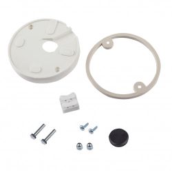 Садово-парковый светильник ЭРА НБУ 07-40-004 Дели 3 белый 6 гранный настенный IP44 Е27 max60Вт | Садово-парковые светильники