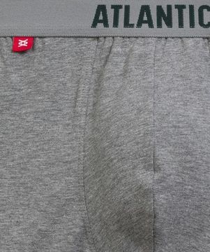 Трусы мужские боксеры (3шт), Atlantic 3MH-011, черный + темно-голубой + серый