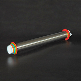 Скалка с ограничителями толщины 43x6 см